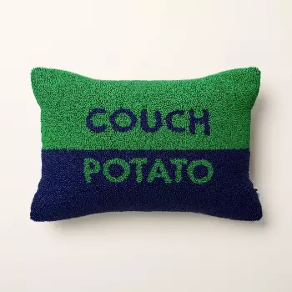 Kate Spade New York x Target 18"x12" "Couch Potato" beaded lumbar throw pillow - Picture 1 of 4